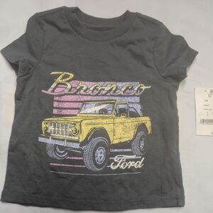 Gray Ford Bronco Kids T-Shirt